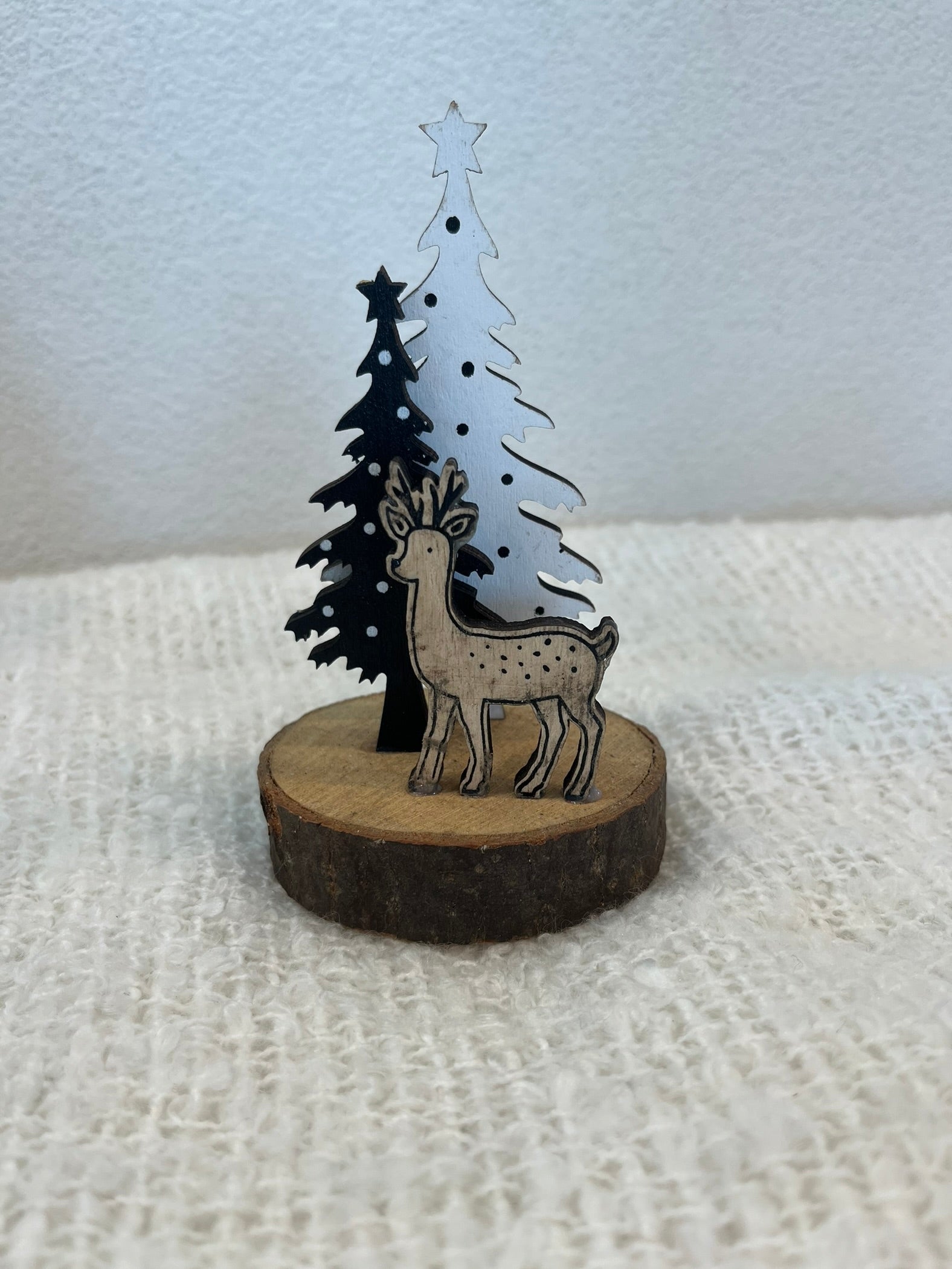 Figurine - Polka Dot Tree and Deer