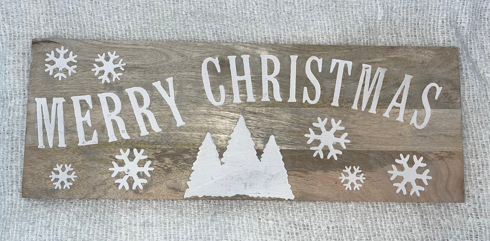 Wooden Sign - Merry Christmas