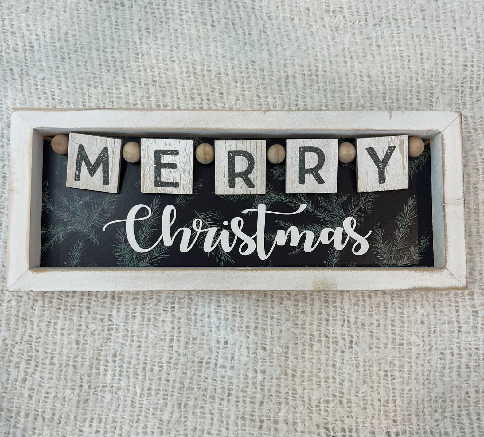 Inset Sign - Banner Merry Christmas