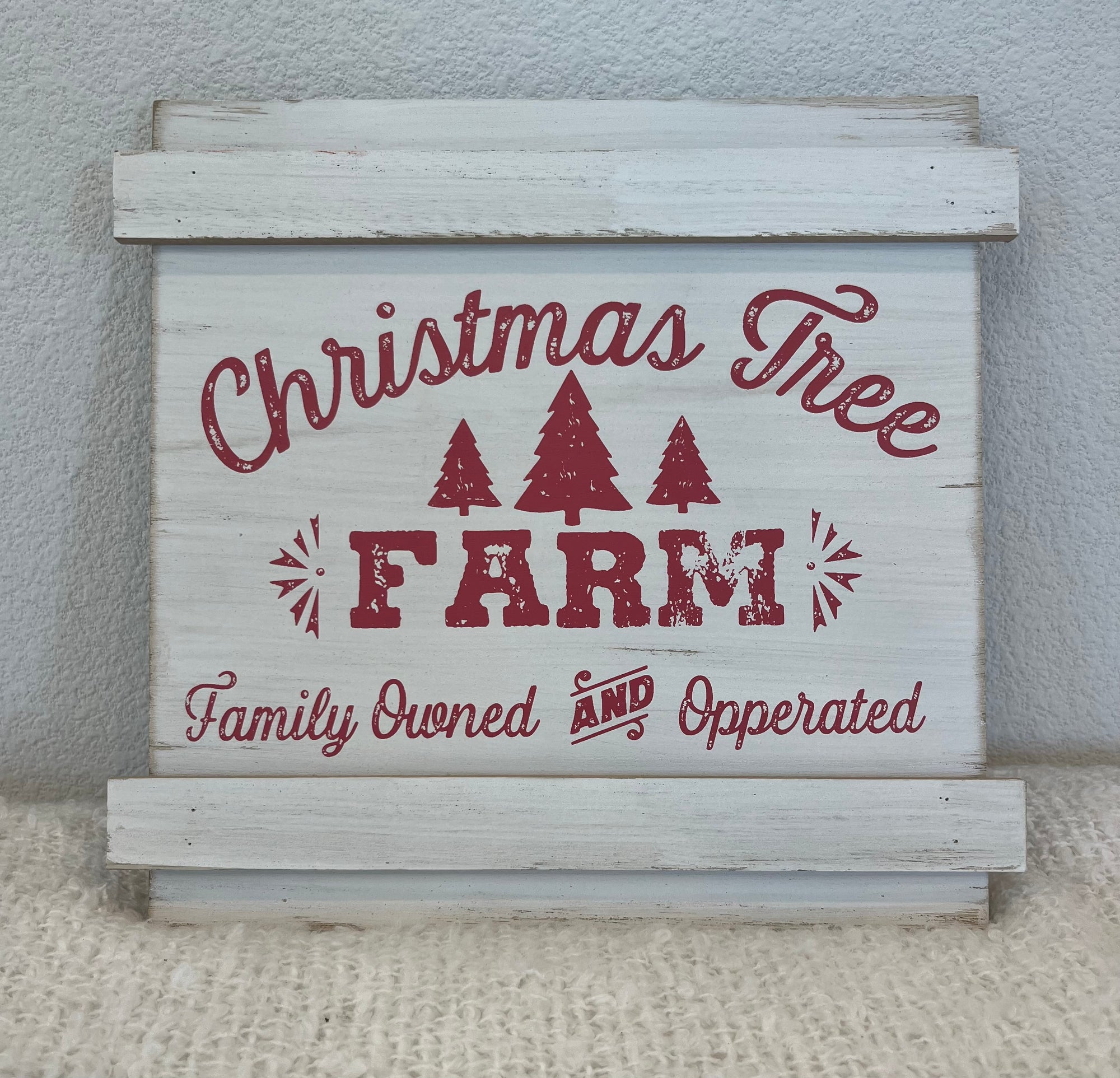 Wooden Sign - Christmas Tree Farm