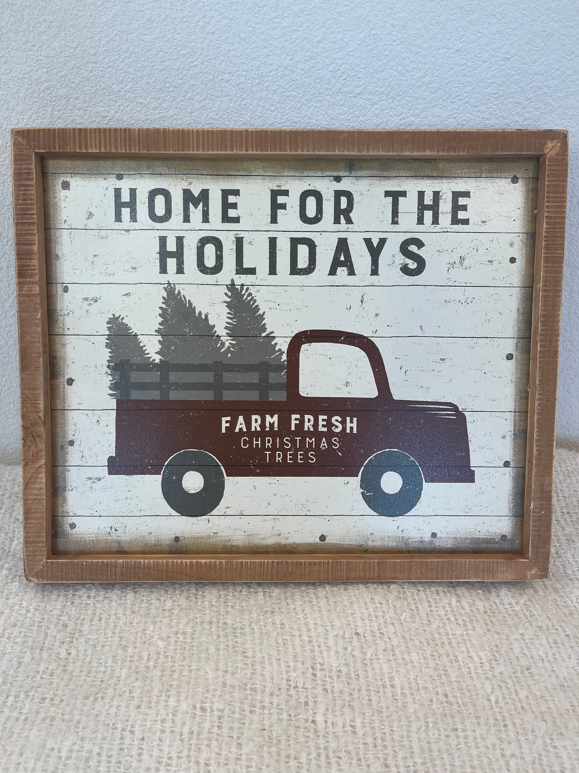 Inset Sign - Home for the Holidays