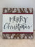 Slat Box Sign - Debossed Merry Christmas