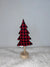 Holiday Tree - Black & Red Plaid