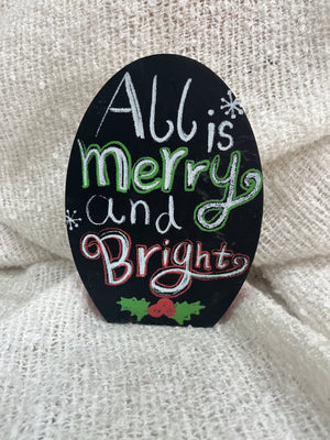 Chalk Sign - Christmas