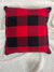 Pillow - Red & Black Plaid