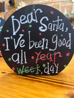 Chalk Sign - Christmas