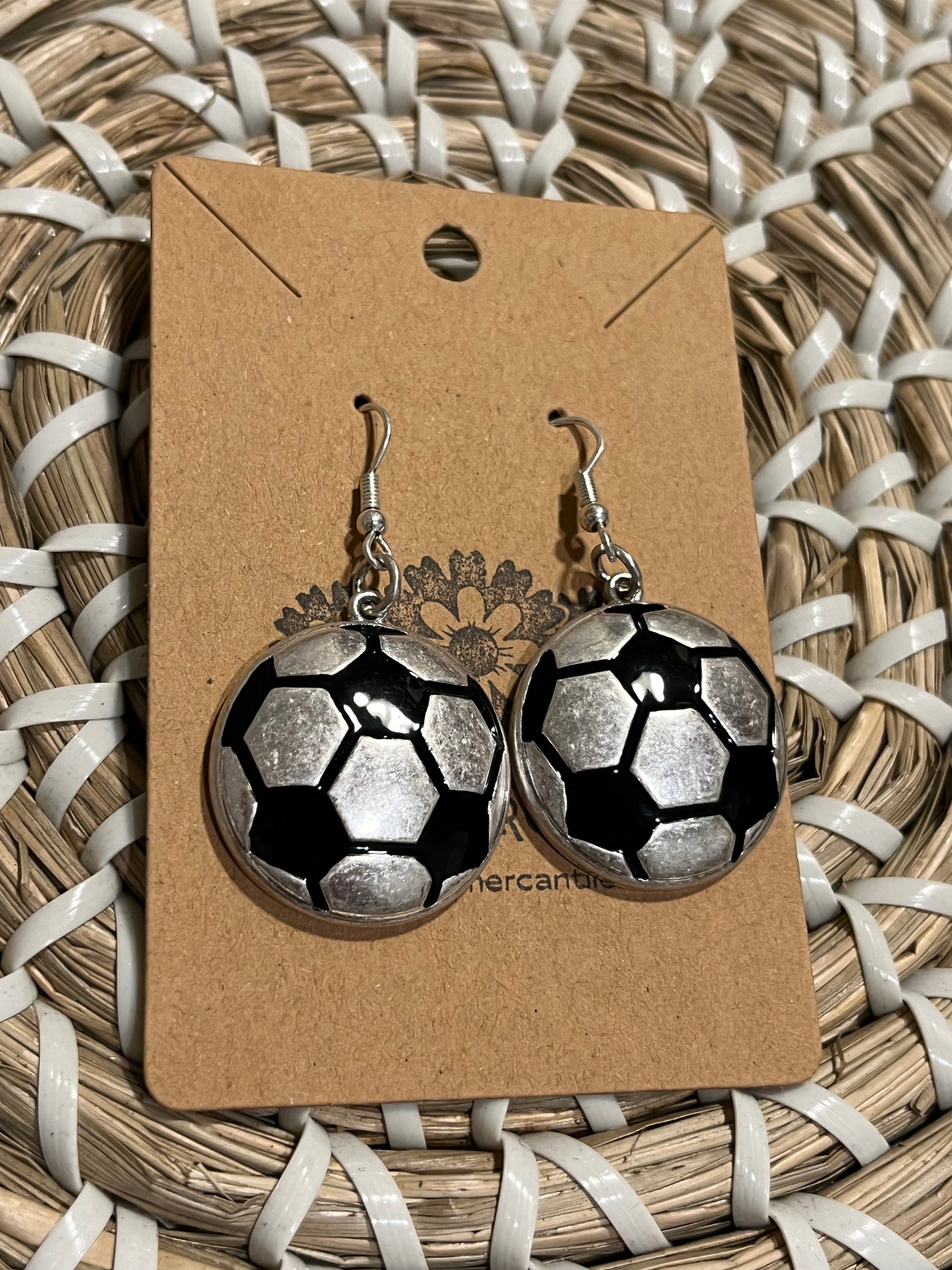Earrings - Soccer Ball Scorelines