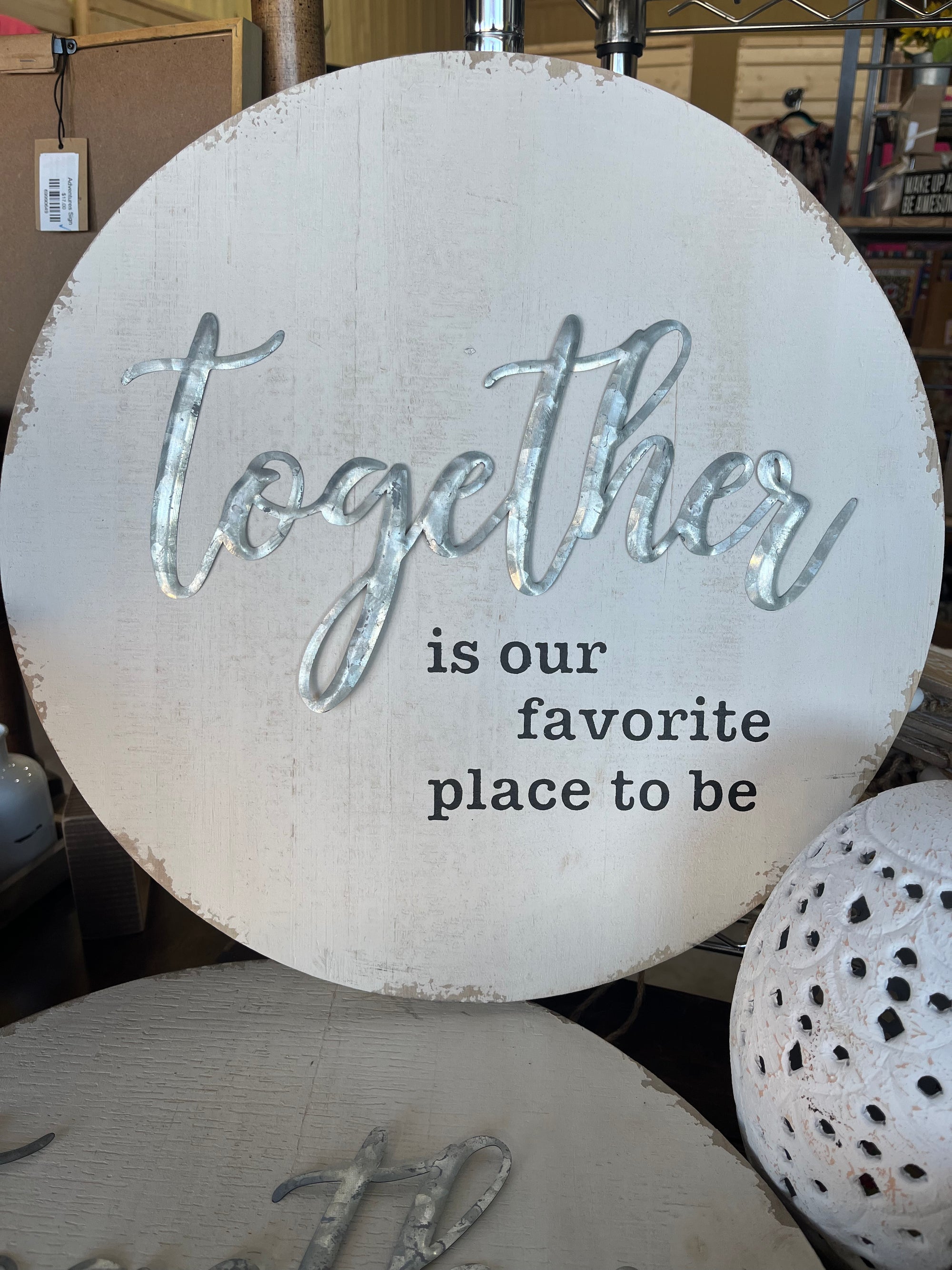 Round Sign - Together