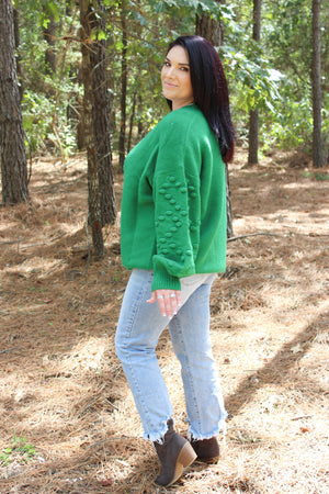 Umgee Green With Envy Cardigan - Kelly Green