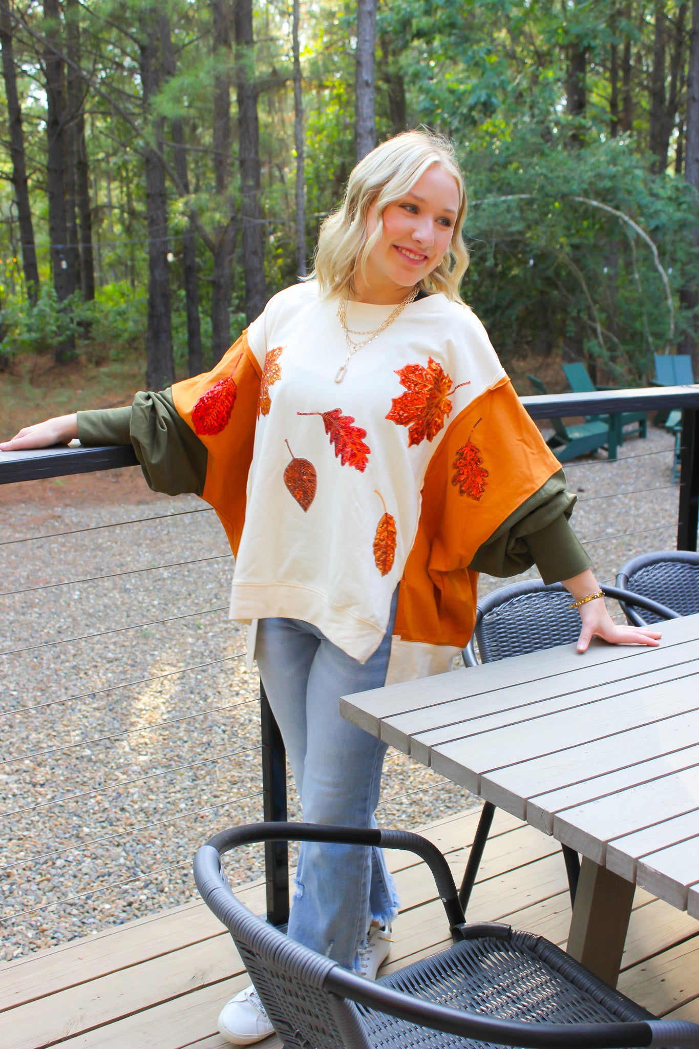 Fantastic Fawn Star of the Thanksgiving Table Sweater