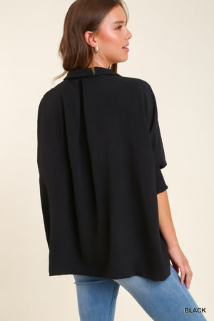 Umgee So Much Better Blouse - Black