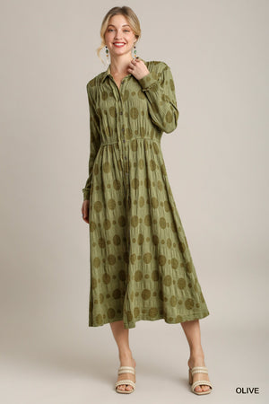 Umgee Olive You Maxi Dress