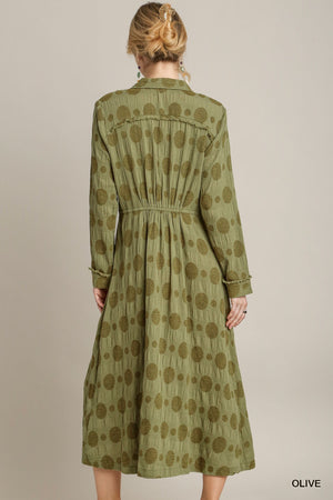 Umgee Olive You Maxi Dress