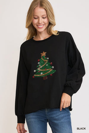 Umgee Christmas Tree Sweatshirt