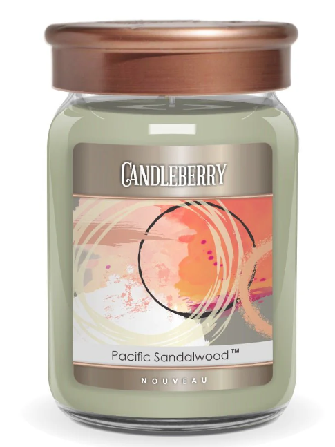 Candleberry - Pacific Sandalwood - Nouveau Large Jar