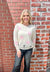 Kori Broken Heart Distressed Sweater