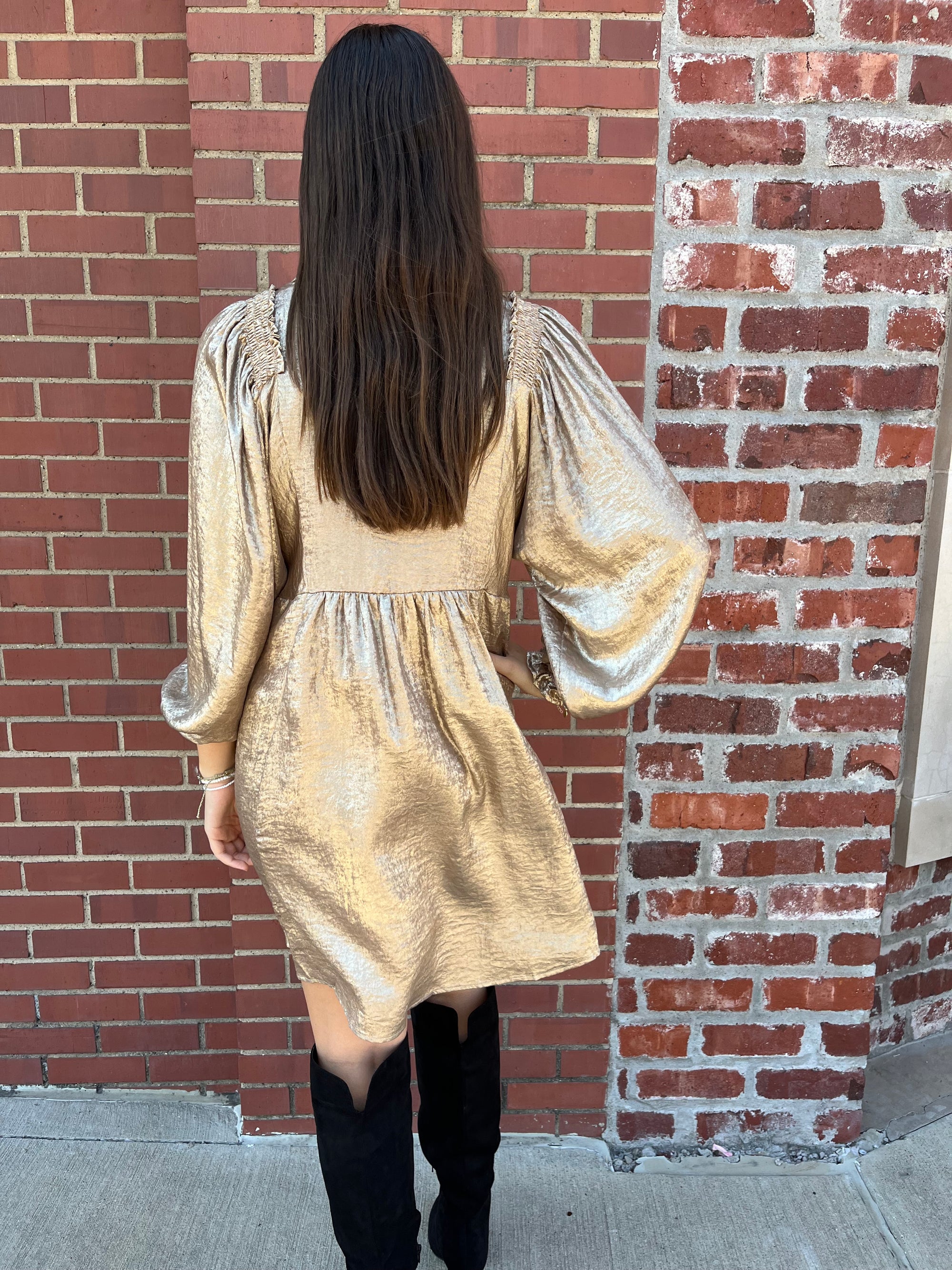 Umgee Golden Girl Dress