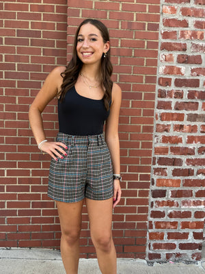 Kori Apple Pickin' Plaid Shorts