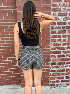 Kori Apple Pickin' Plaid Shorts