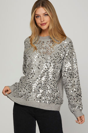 She + Sky Center of Attention Sweater