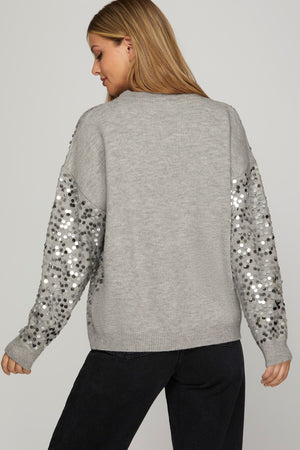 She + Sky Center of Attention Sweater