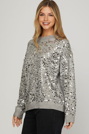 She + Sky Center of Attention Sweater