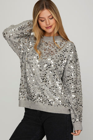 She + Sky Center of Attention Sweater