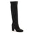 CORKYS Two-Faced OTK Boot - Black Suede