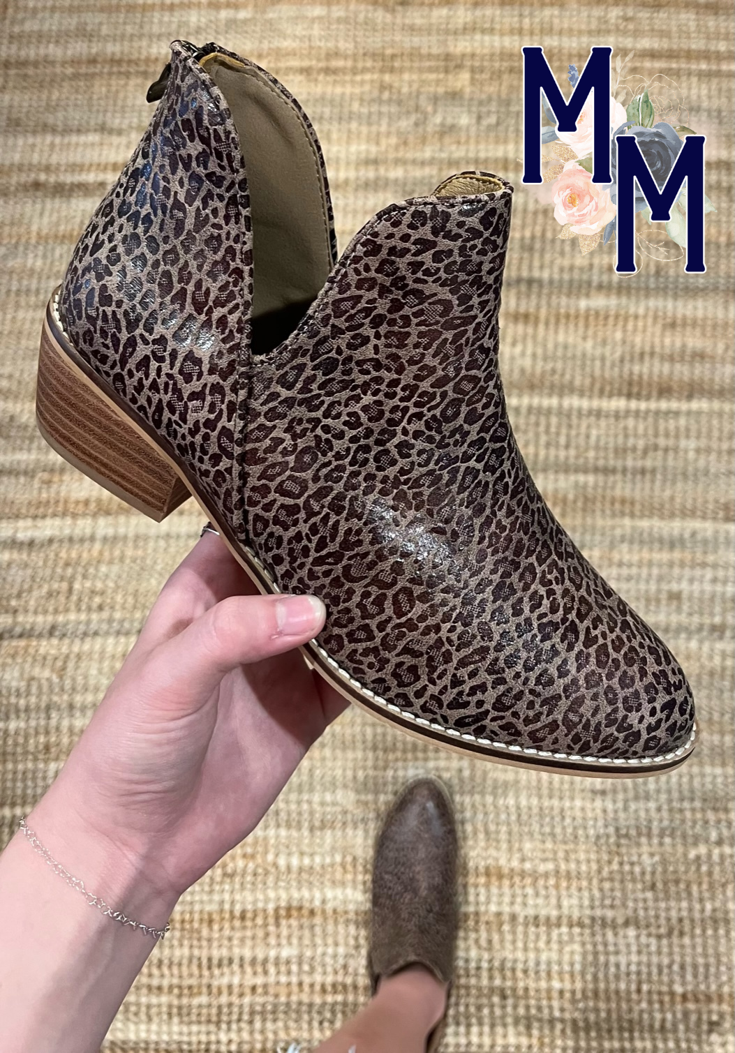 Booties leopard clearance print