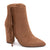 CORKYS Westbound Fringe Booties - Camel Suede