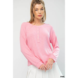 Kori Tyler Knit Slub Top