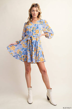 Kori Make the Arrangements Chiffon Dress