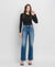 Vervet Pasadena High Rise Slim Wide Jeans