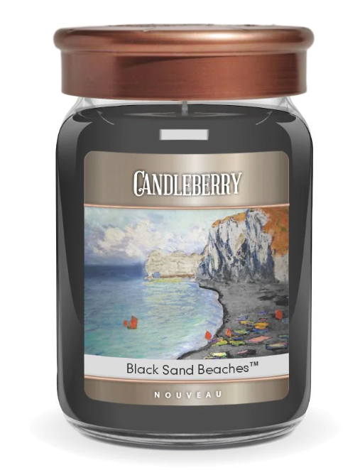Candleberry - Black Sand Beaches - Nouveau Large Jar