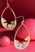 Prism Rhythm - Crystal - Teardrop Shaped Earrings with Glass Accents