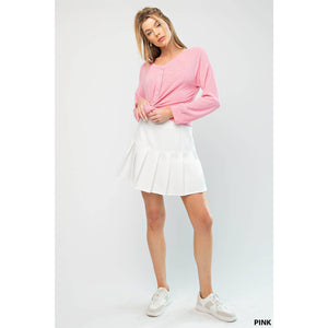 Kori Tyler Knit Slub Top