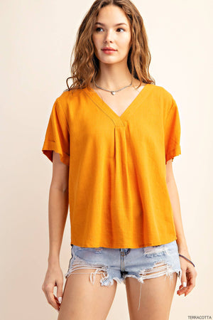 Kori Eliana V-Neck Top