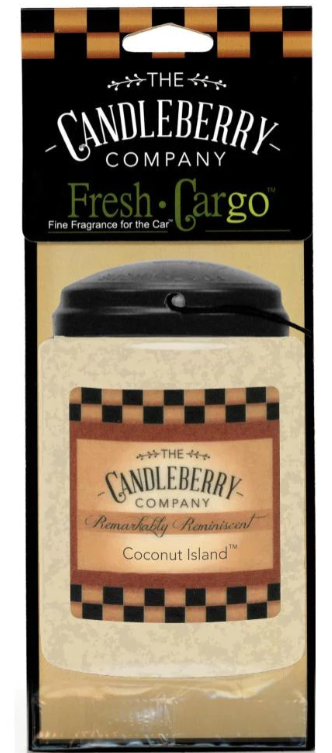 Candleberry - Coconut Island - CarGo Air Freshener