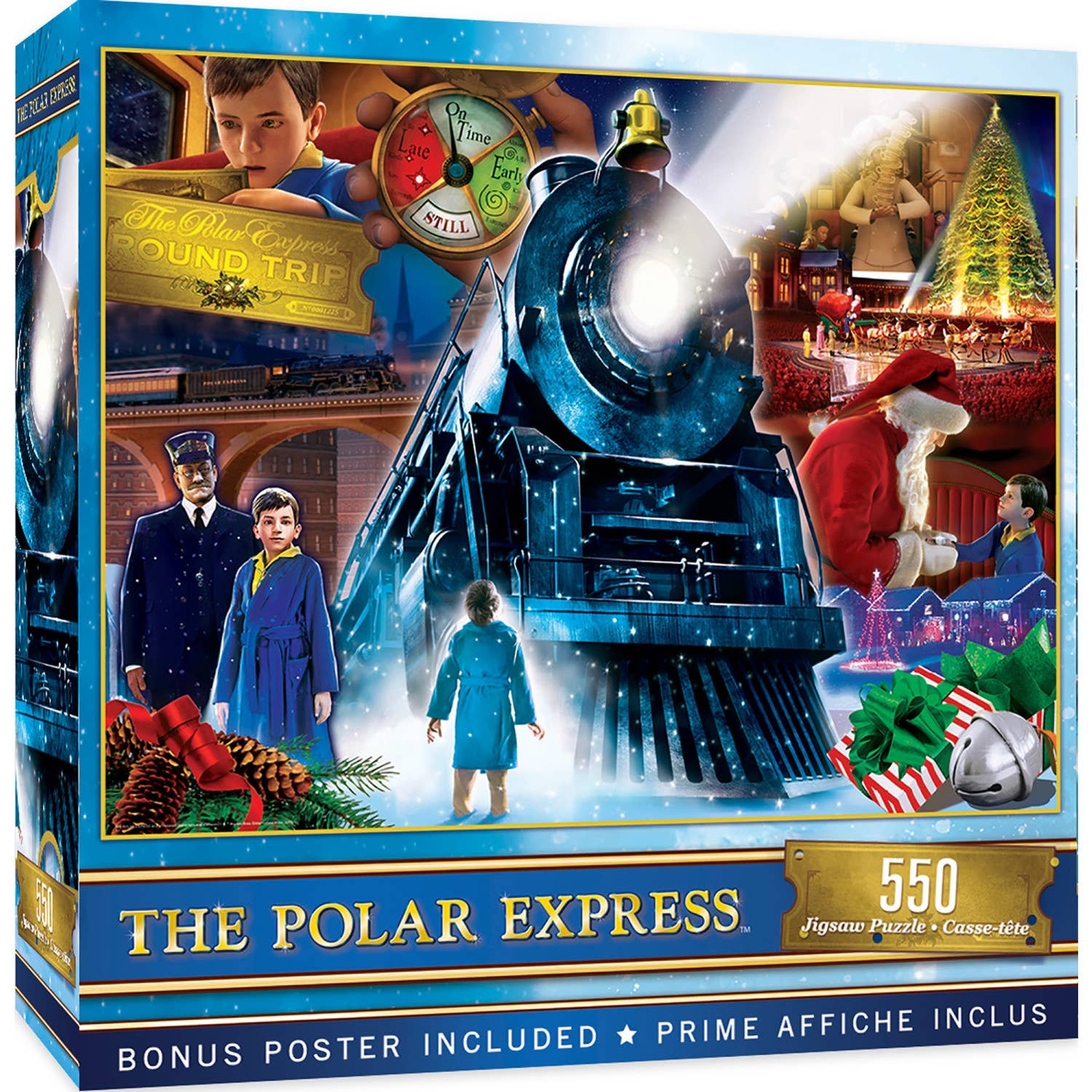 The Polar Express - Ride 550 Piece Glitter Puzzle