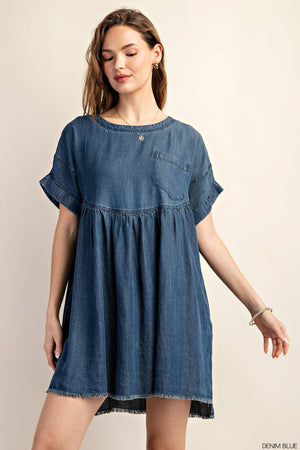 Kori That Special Moment Denim Shirt Dress