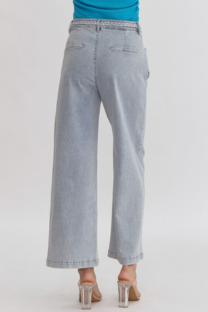 Entro All Twisted Up Wide Leg Jeans