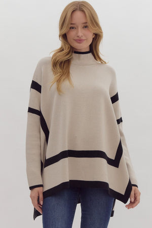 Entro New York Minute Mockneck Sweater