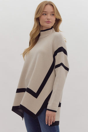 Entro New York Minute Mockneck Sweater