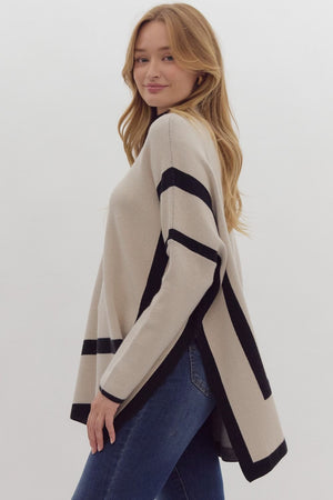 Entro New York Minute Mockneck Sweater