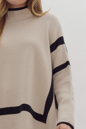 Entro New York Minute Mockneck Sweater