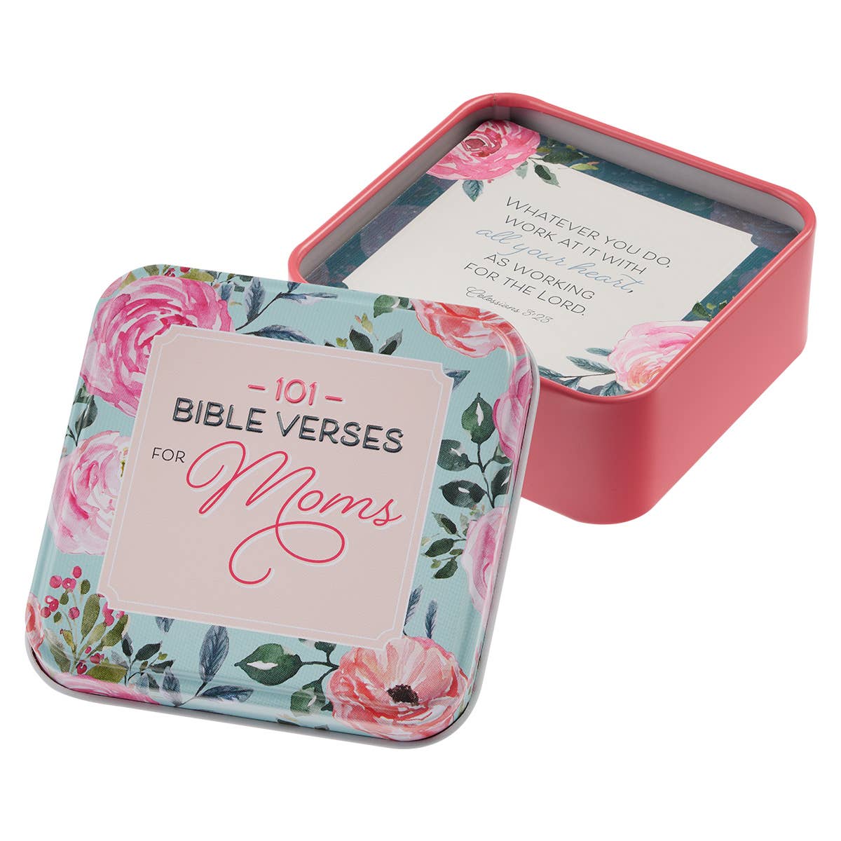 101 Bible Verses For Moms Coral Pink Scripture Cards