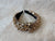 Copper Pearl Bling Front Knot Headband
