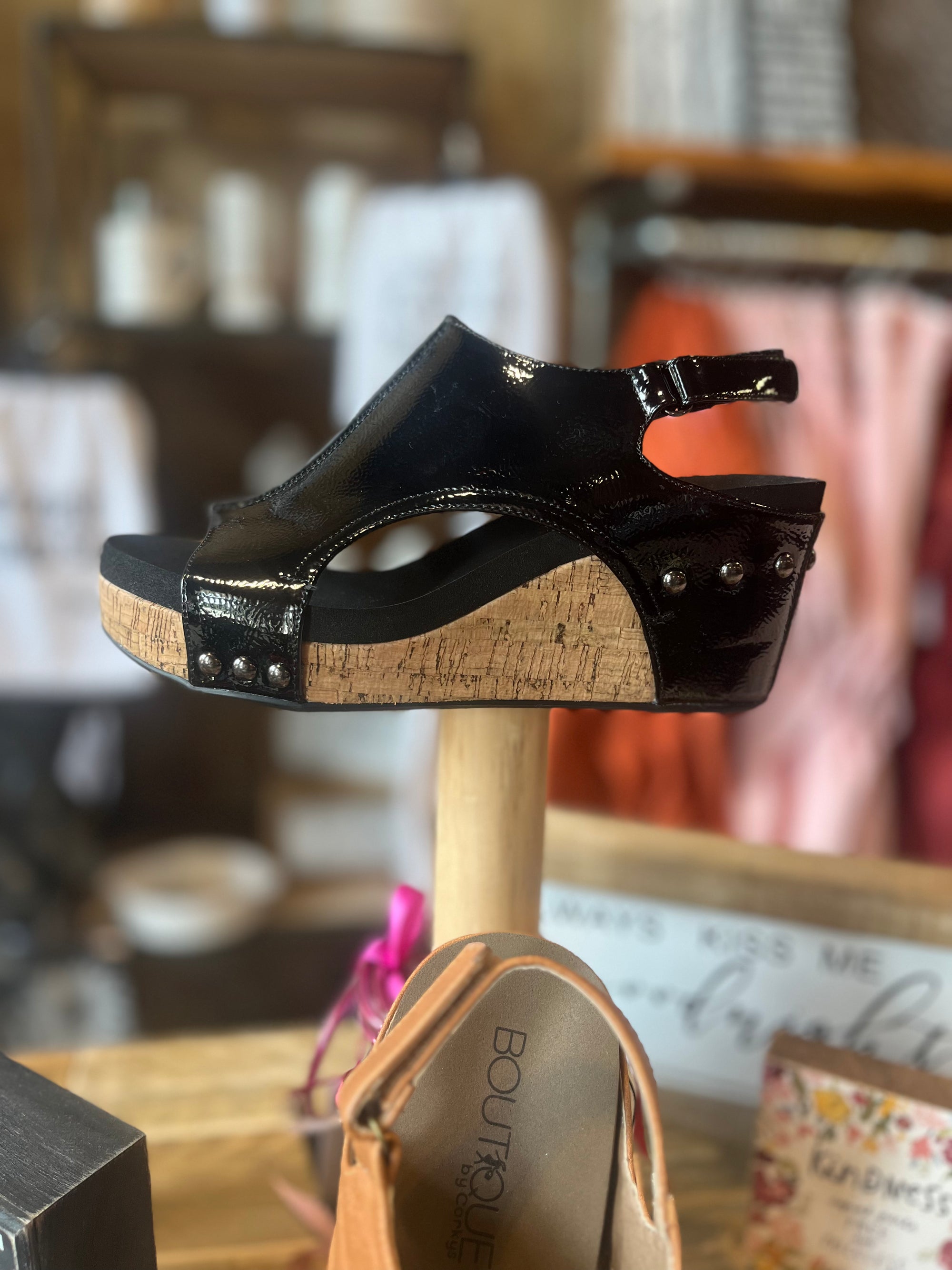 Corkys black deals wedges