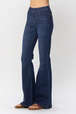 JUDY BLUE A Flare Find Pull-On High Waist Flare Jean