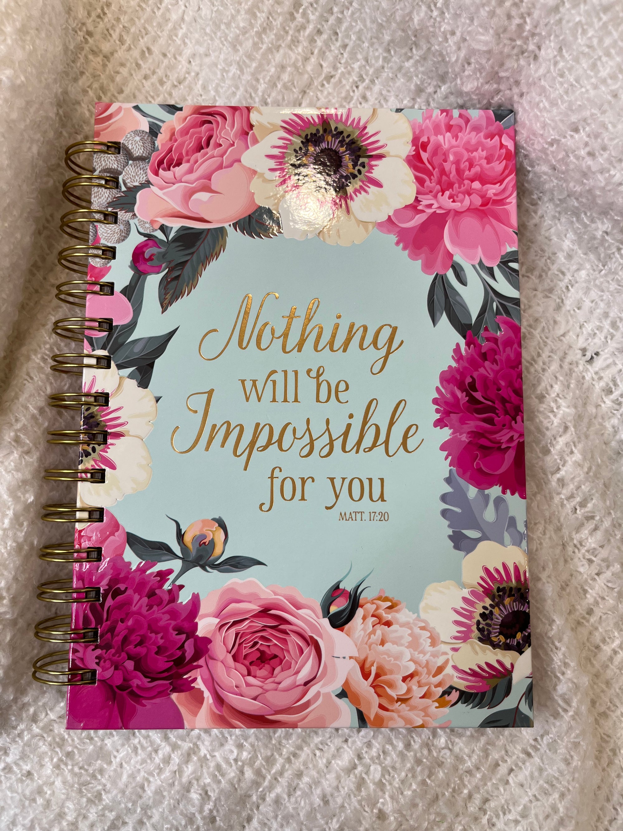 Journal - Nothing Will Be Impossible For You
